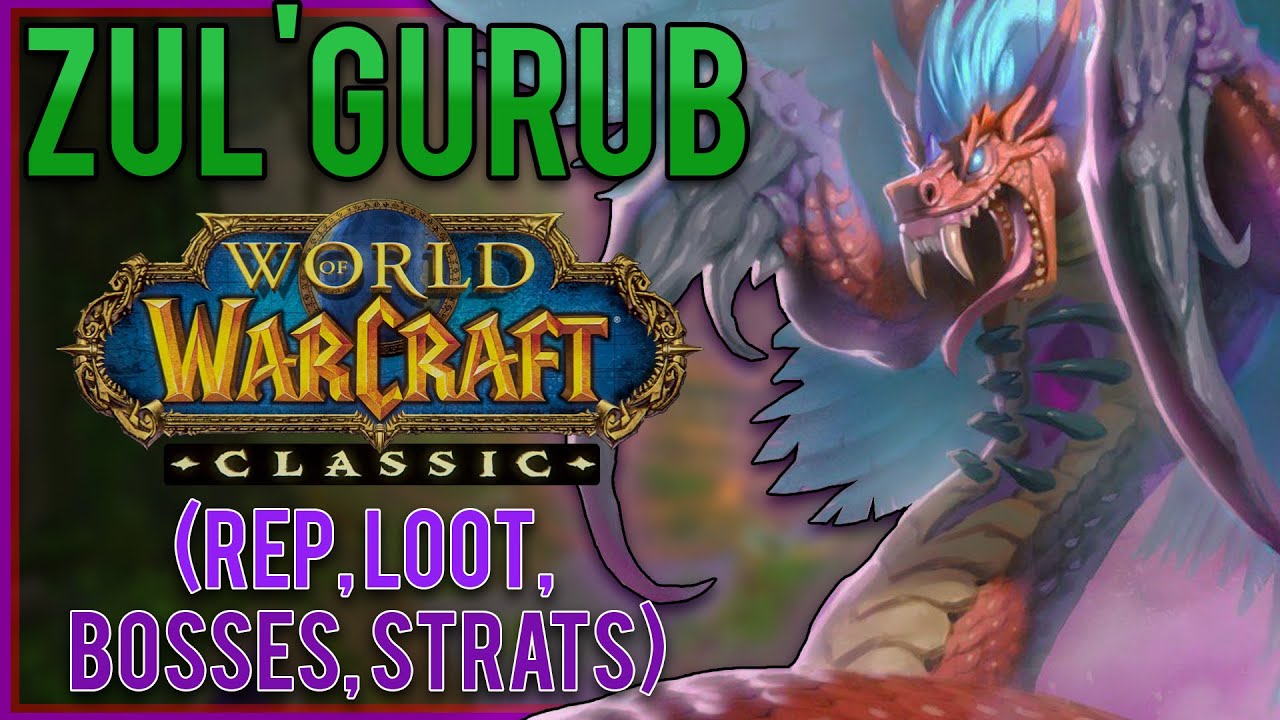 Produktivitet Afvige Overtræder Zul'Gurub Classic WoW Guide 🩸DUNGEON DIVES - YouTube