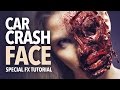 Car crash face special fx makeup tutorial