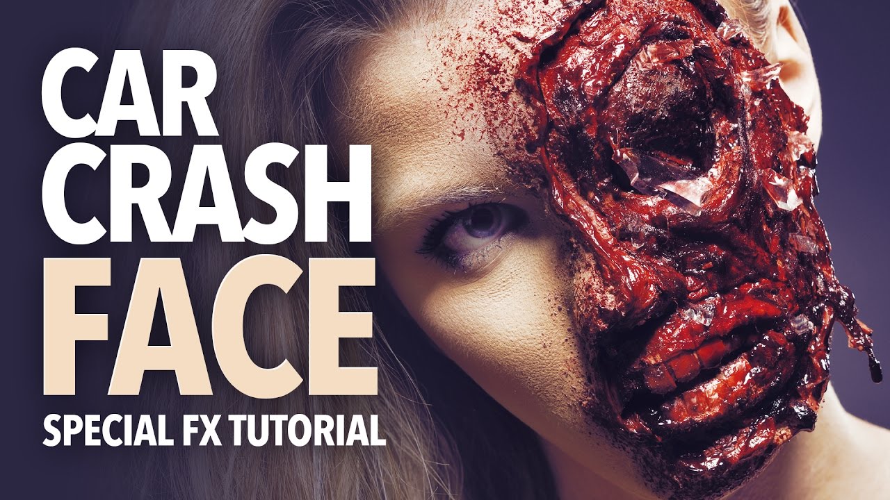 Armstrong Stå op i stedet hjælpeløshed Car crash face special fx makeup tutorial - YouTube