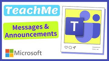 Announcement Messages in Microsoft Teams
