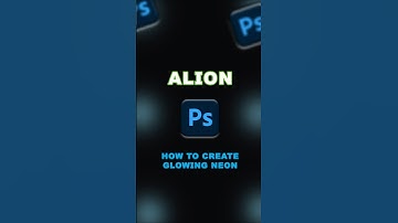 How to create glowing neon effect in photoshop....