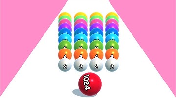 BALL RUN 2048 - All Levels Gameplay Android, iOS