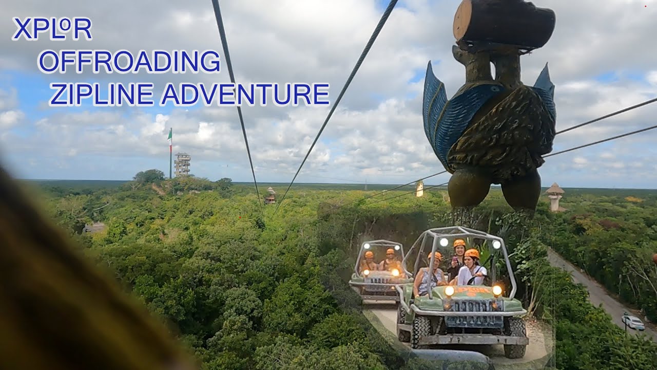 xplor cancun zipline