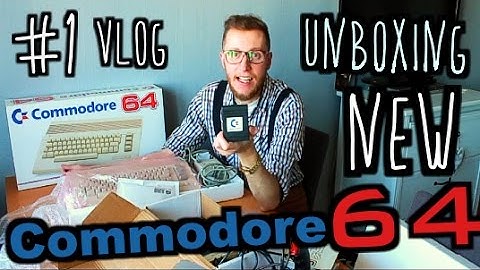 Unboxing new Commodore 64