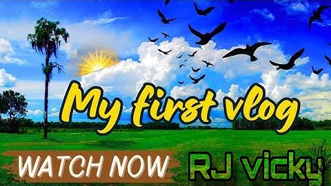 My First Vlog 😂 || My First Vlog Video 2025 || RJ vicky C yadav 81,s Vlogs#vlog #viral #villagelife 