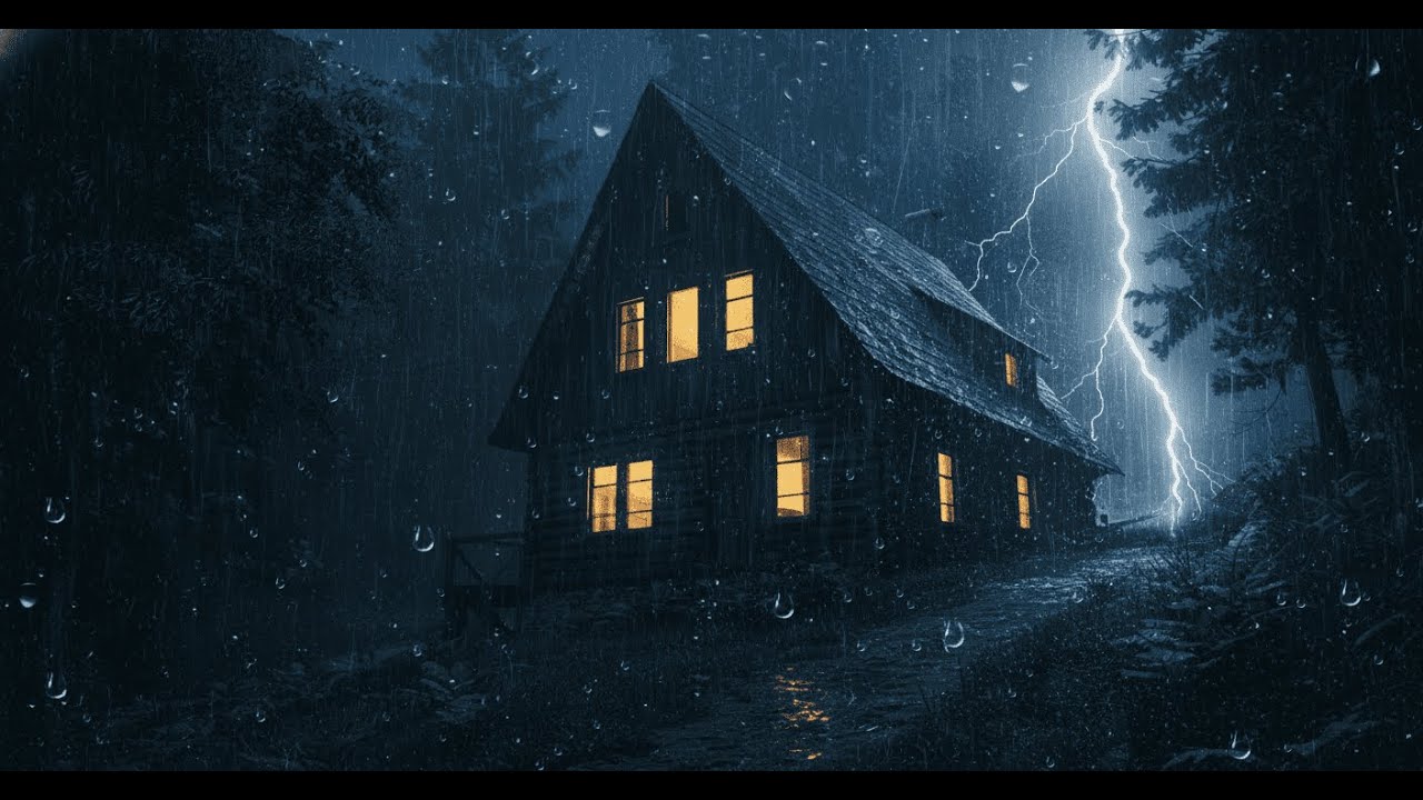 Instant Calm for Anxiety | Fall Asleep in 2 Minutes with Heavy Rain & Real Thunder Sounds