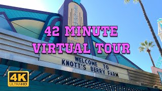 Knotts Berry Farm Complete Virtual Tour in 4K UHD (2023)