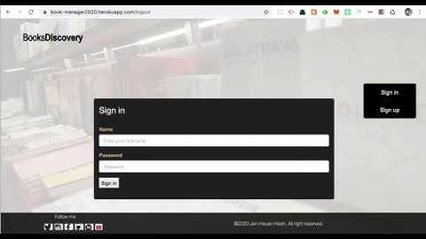 CS50W 2020 Project 1: The book discovery service with Flask and PostgreSQL