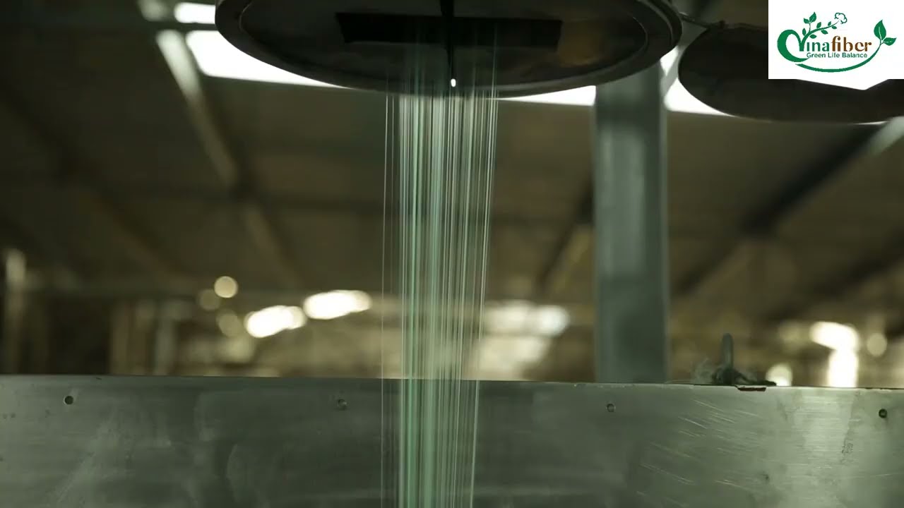 Recycled Polyester Staple Fiber Production Line of Vinafiber Factory