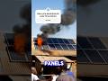 Why some solar panels catch fire on the roof #solarpanels