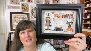 Flosstube #103--A Few Finishes, Many WIPs, and Crazy Woman Stitchin Retreat!