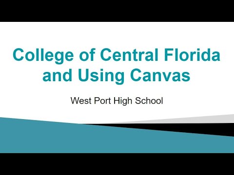 CF Courses Using Canvas