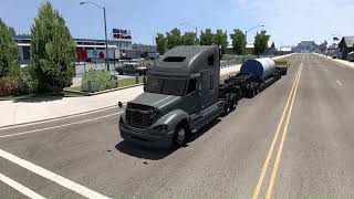 ¡Lowboy | Poste de turbina eólica (16 t) | Freightliner Columbia | American Truck Simulator!! #ats by El Trailerango 109 views 2 weeks ago 7 minutes, 1 second