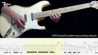Motley Crue - Home Sweet Home Guitar Solo Lesson With Tab Part.2/2(Slow Tempo)