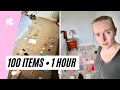 ☘️ Can I Do This?! • Decluttering 100+ Items From My Home In Less Than An HOUR #100ItemToss