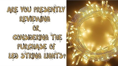 Led String lights ✨ • Tiny light • Full review video in string lights #ledstringlight #weddinglight