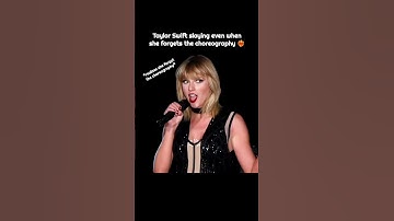Taylor Swift slaying even when she forgets the choreography 😭❤️‍🔥 | #taylorswift #shorts
