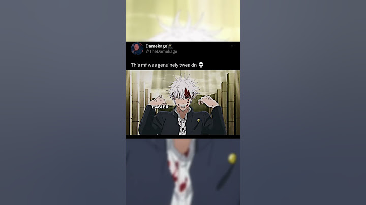 Gojo Was On Something 💀😭 #anime #manga #jjk