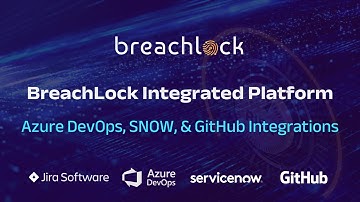 BreachLock Integrated Platform | Azure DevOps, ServiceNow, and GitHub Integrations