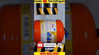 Hydraulic Press Vs Fire Extinguishers Of Different Countries shorts uniqueexperiement whatif