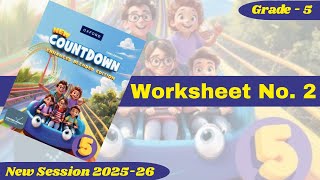 Worksheet No. 2 | Grade 5 | Oxford New Countdown | @iqrazahra269