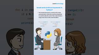 break and continue keywords in Python | Python Interview Questions | #python #interview #keywords