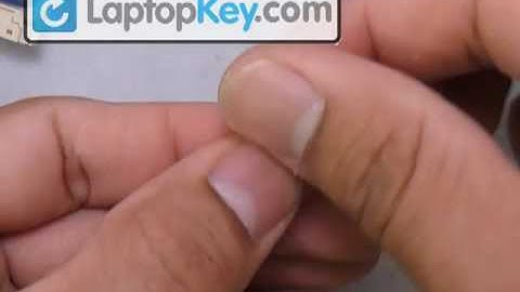 Replace Keyboard Key on Dell Inspiron E1405 E1705 E1505 8600 8500 | Fix Laptop Installation Repair