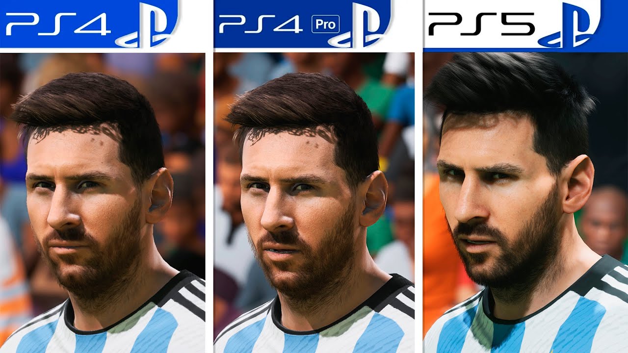 EA Sports FC 24 (FIFA 24), PS4 - PS4 Pro - PS5, Graphics Comparison