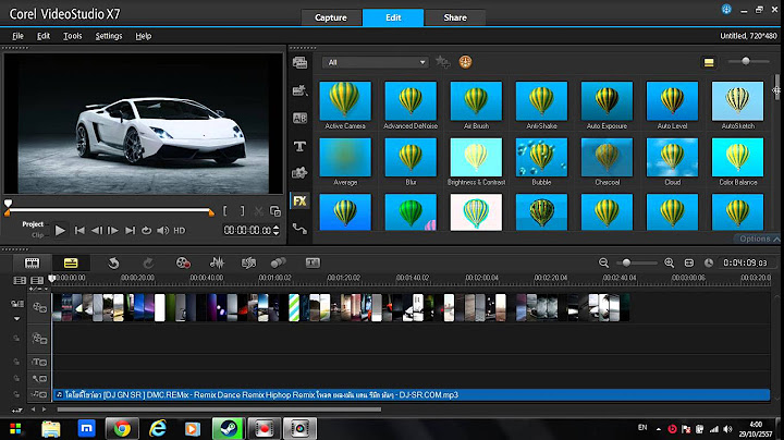 ค ม อ โปรแกรม corel videostudio pro x7