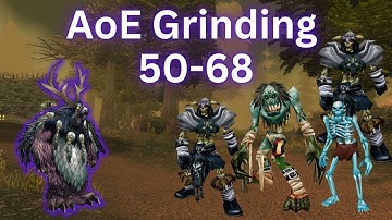 Wotlk Classic Balance Druid AoE Leveling Spots from 50-68