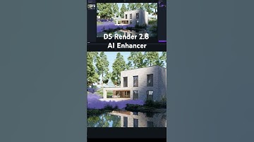 D5 Render Built in AI Enhancer in 3D Rendering is Amazing!