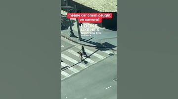 Thumbnail of Insane car crash caught on camera!