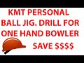 KMT Personal Bowling Ball Jig. Drill For One Handers