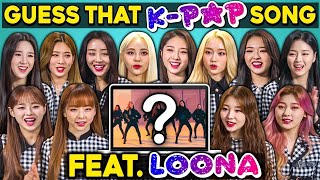 Can K-Pop Artists Guess Their Own Songs In One Second? (Ft. LOONA)