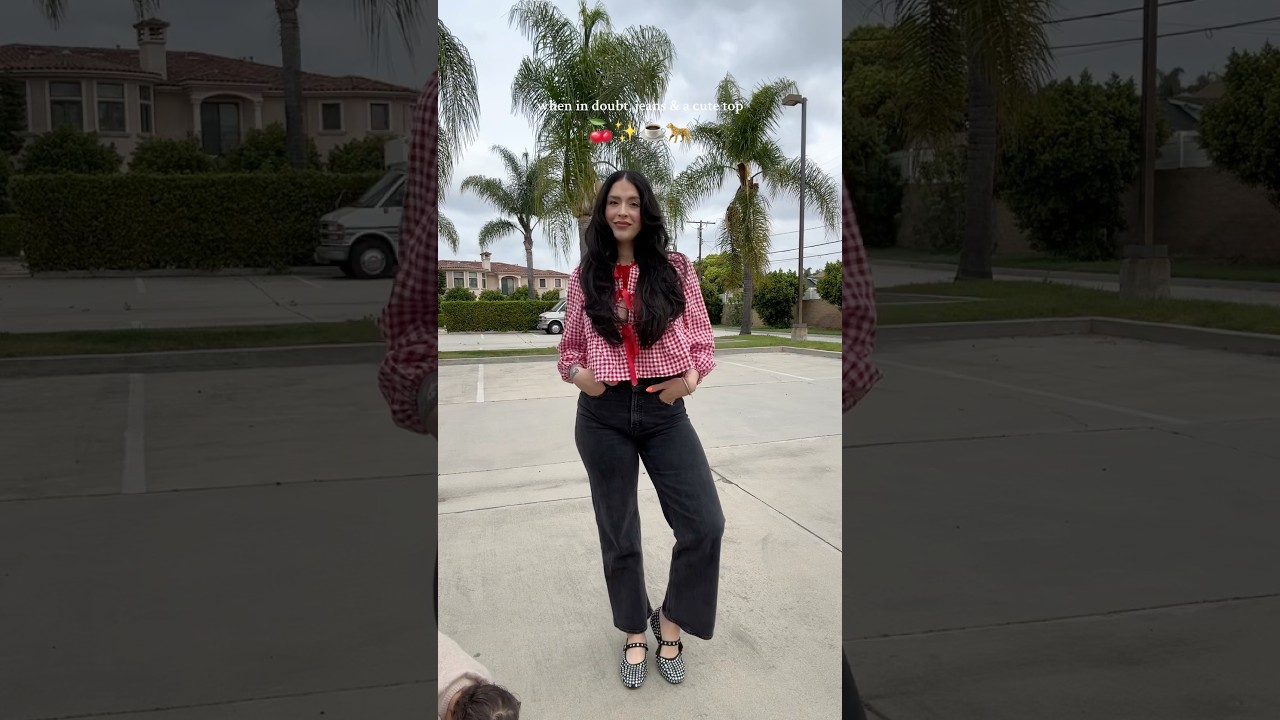 when in doubt, jeans and a cute top