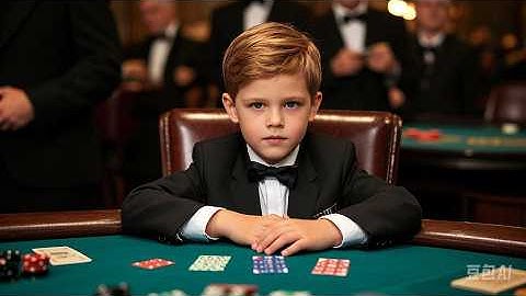 Kid glimpsed gambler's trick, won big.