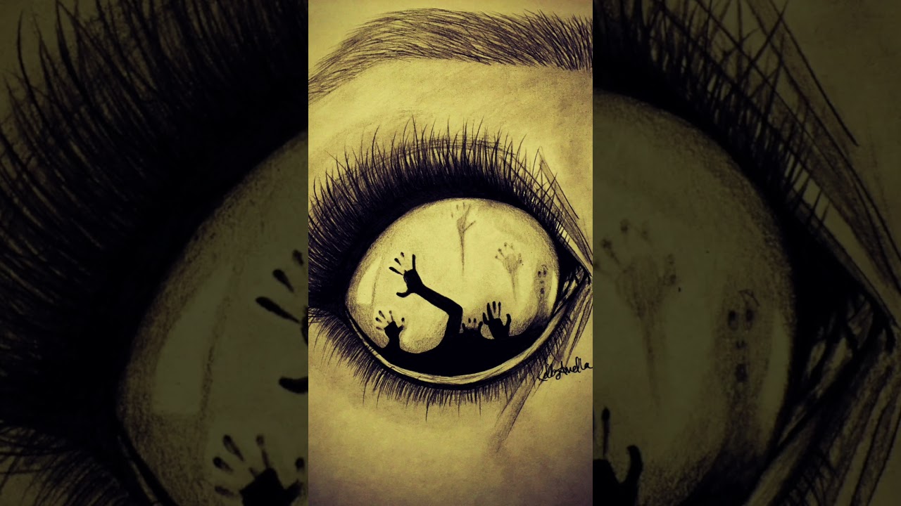 Scary Art ।Pencil sketch। 