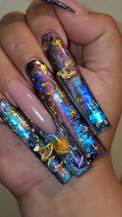 Galaxy Nails 💅  ✨️ #nails