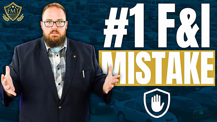 F&I Manager Training - How F&I Managers sabotage their own PVR and how you can fix it