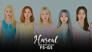 Haseul (LOOΠ∆) - NEW F5 & G5 Belts in 'Hi High (Japanese ver.)'