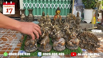 🔴 Bộ 12 con giáp - bộ tam thanh - clip ngày 17/11/2022 | Đồ xưa Cần Thơ #đồcổ #doxua #doxuacantho