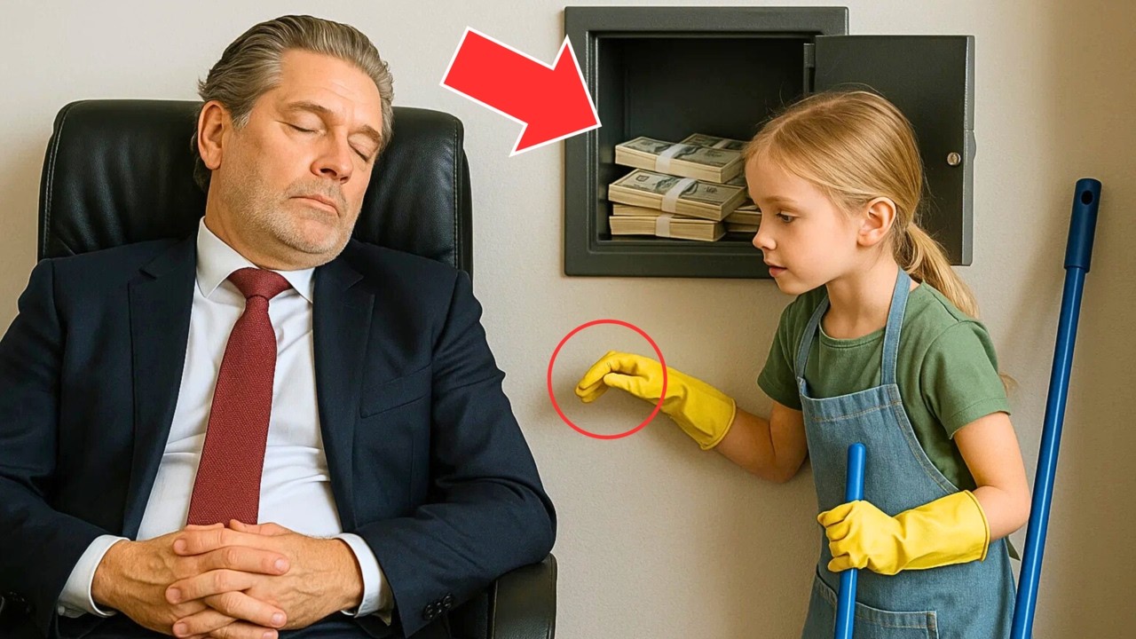 MILIONER UDAJE, ŻE ŚPI, ABY SPRAWDZIĆ CÓRKĘ SPRZĄTACZKI... I ZAMARŁ, WIDZĄC, CO ONA ZROBIŁA