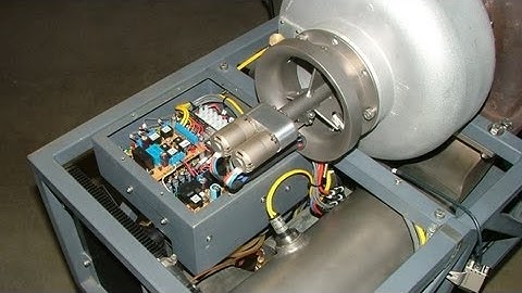GR-7 Experimental Turbo Jet Engine - Electronic Control Unit Function Test