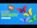 Easy Paper Butterfly Origami | How To Make Origami Paper Butterfly | Easy Craft | Easy Diy