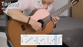 Riff - Tadow by Masego & FKJ (EASY Guitar Tab)