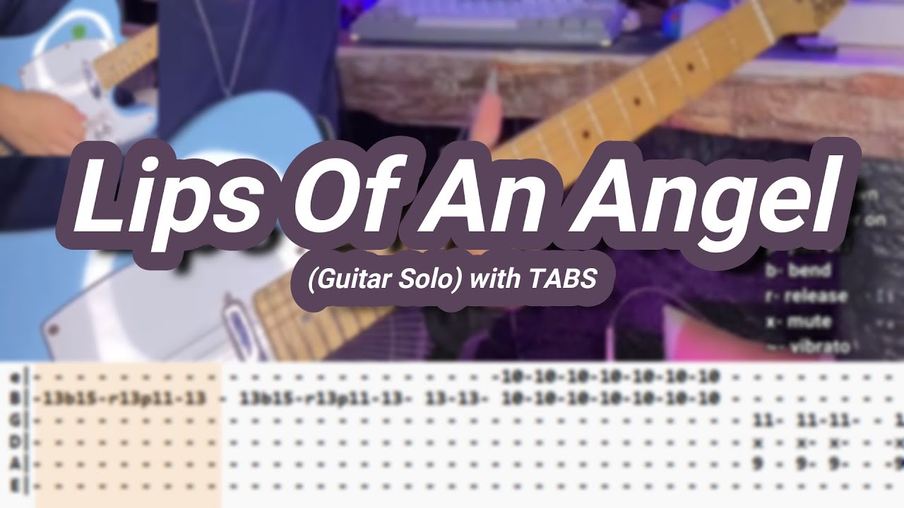 Lips Of An Angel |©Hinder |【Guitar Solo Cover】with TABS