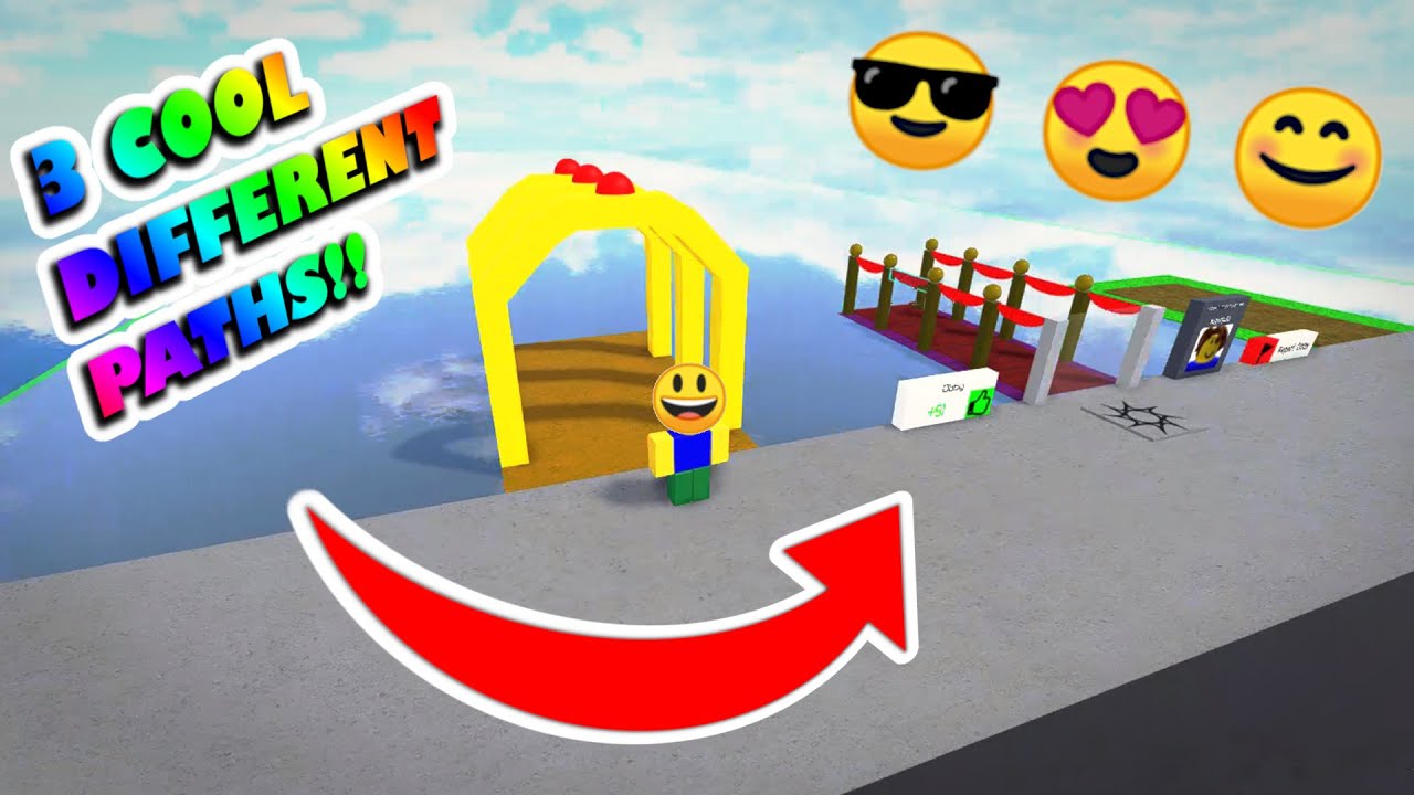How To Make 3 Different Cool Paths In Obby Creator Roblox Superj Youtube