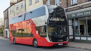 *Route to be Axed* Journey on Transdev York 2017 (SK70BWO) | ADL E400MMC (top deck view) on Cityzap screenshot 5