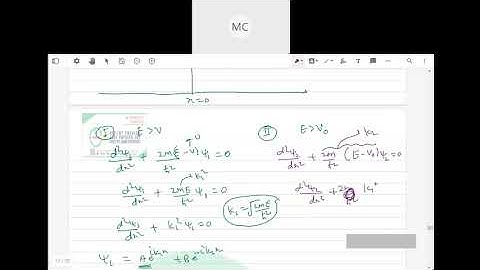 QM23c  One Dimentional quantum Mechanics-3 ||CSIR NET Physics Coaching in Raipur C.G.|MastersClasses