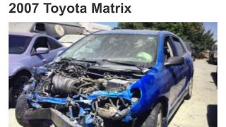 Stockton Pick-N-Pull Matrix junk yard parts hunt 8/20/23 (M-Theory strut bar, rear disc conversion)